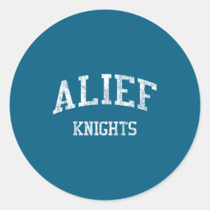 Alief High School HS Houston TX Vintage-Sportartik Runder Aufkleber