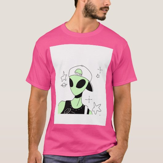 Alien 004 T-Shirt (Vorderseite)