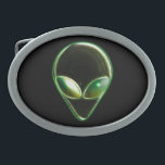 Alien 04 Gürtelschnalle<br><div class="desc">Eine metalische Alien Head Design.</div>