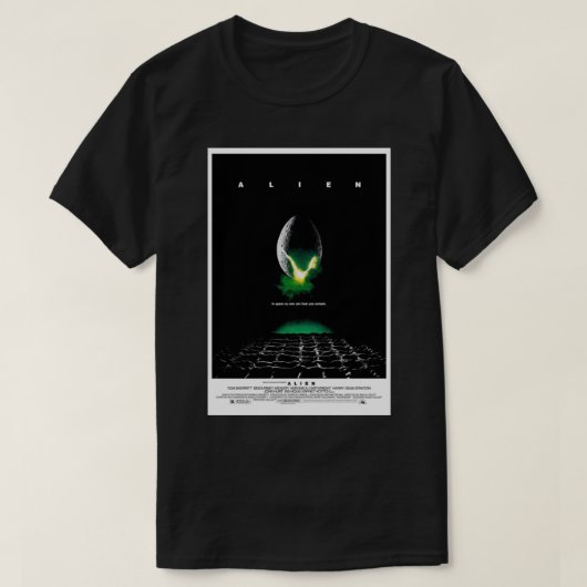 Alien (1979) Postkarte T-Shirt (Design vorne)