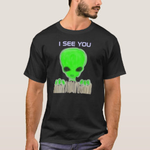 alien 3-Eyed (Front u. Rückseite) T-Shirt