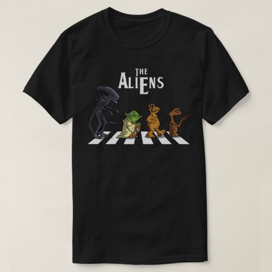 Alien Abbey Road Parody Essential T Shirt (Design vorne)