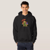 Alien Abducted UFO Mushroom Psychedelic Trippy Out Hoodie (Vorne ganz)