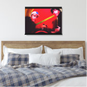 Alien Abduction Nightmare Leinwanddruck (Insitu (Schlafzimmer))
