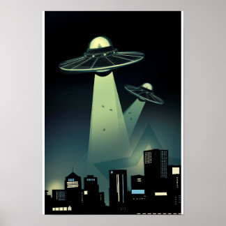 Alien Abduction Poster größer