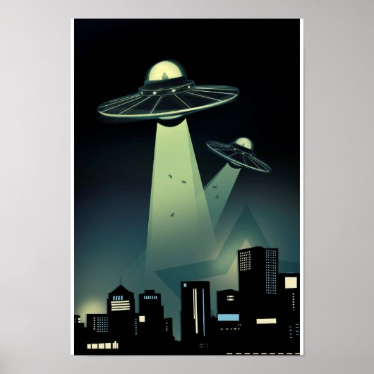 Alien Abduction Poster größer (Vorne)