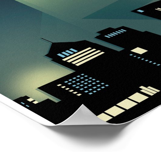 Alien Abduction Poster größer (Ecke)