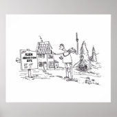 Alien Abduction Site Gloss Poster (Vorne)