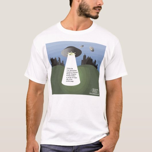 Alien_Abduction T-Shirt - persönliche (Vorderseite)