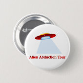 Alien Abduction Tour Button (Vorne & Hinten)