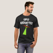Alien Abduction Ufo Design T-Shirt (Vorne ganz)