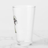 Alien Abduction UFO Flying Saucer Glas (Links)