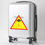 Alien Abduction UFO Thunder_Cove Aufkleber (Koffer)