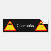 Alien Abduction UFO Thunder_Cove Autoaufkleber (Vorne)