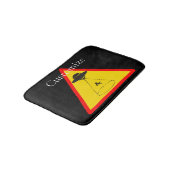 Alien Abduction UFO Thunder_Cove Badematte (Schrägansicht)