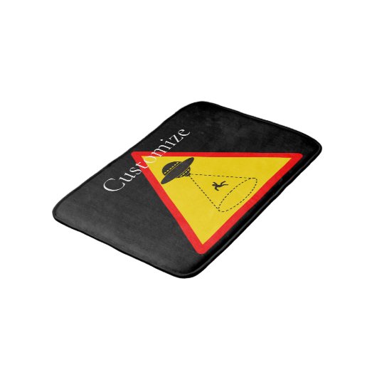 Alien Abduction UFO Thunder_Cove Badematte (Schrägansicht)