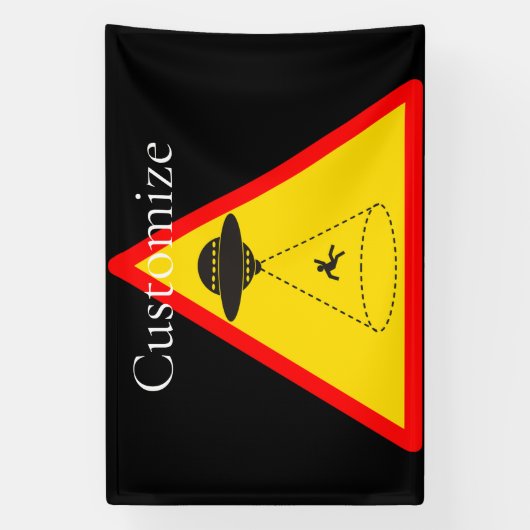 Alien Abduction UFO Thunder_Cove Banner (Vertikal)