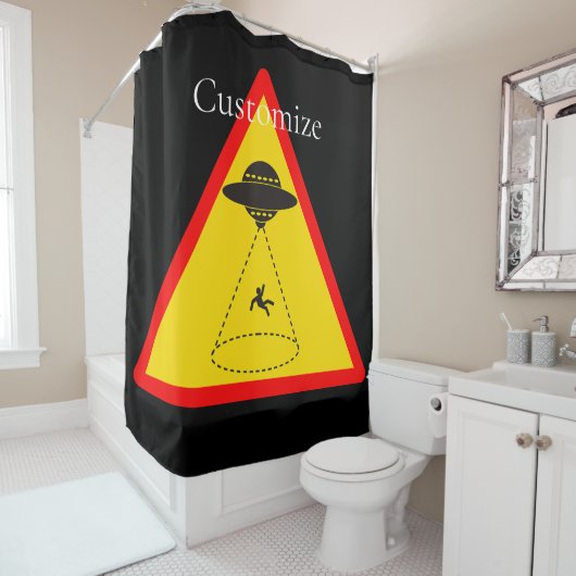 Alien Abduction UFO Thunder_Cove Duschvorhang (Beispiel)
