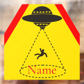 Alien Abduction UFO Thunder_Cove Fensteraufkleber (Blatt 2)