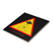 Alien Abduction UFO Thunder_Cove Fliese (Seite)