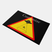 Alien Abduction UFO Thunder_Cove Fußmatte (Schrägansicht)