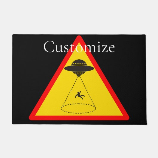 Alien Abduction UFO Thunder_Cove Fußmatte (Vorderseite)