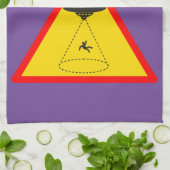 Alien Abduction UFO Thunder_Cove Geschirrtuch (Gefaltet)