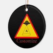 Alien Abduction UFO Thunder_Cove Keramik Ornament (Links)