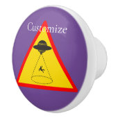 Alien Abduction UFO Thunder_Cove Keramikknauf (Rechts)