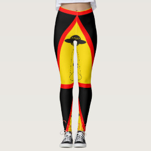 Alien Abduction UFO Thunder_Cove Leggings