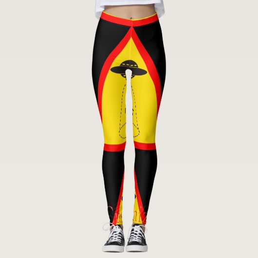 Alien Abduction UFO Thunder_Cove Leggings (Vorderseite)