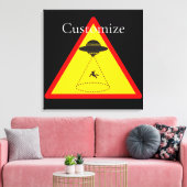 Alien Abduction UFO Thunder_Cove Leinwanddruck (Insitu (Wohnzimmer))