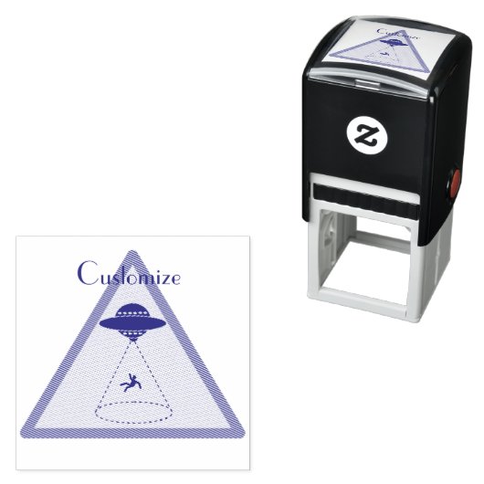 Alien Abduction UFO Thunder_Cove Permastempel (Beispiel)