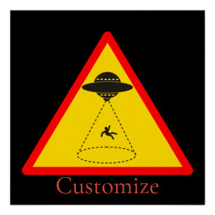Alien Abduction UFO Thunder_Cove Poster