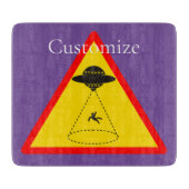 Alien Abduction UFO Thunder_Cove Schneidebrett (Vorderseite)