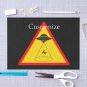 Alien Abduction UFO Thunder_Cove Seidenpapier (Handwerk)