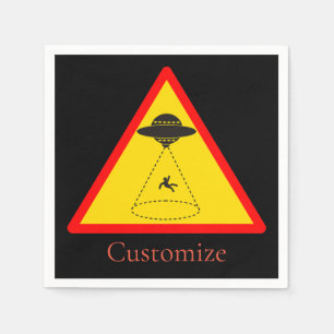 Alien Abduction UFO Thunder_Cove Serviette