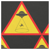 Alien Abduction UFO Thunder_Cove Stoff (Nahaufnahme)