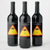 Alien Abduction UFO Thunder_Cove Weinetikett (Flaschen)