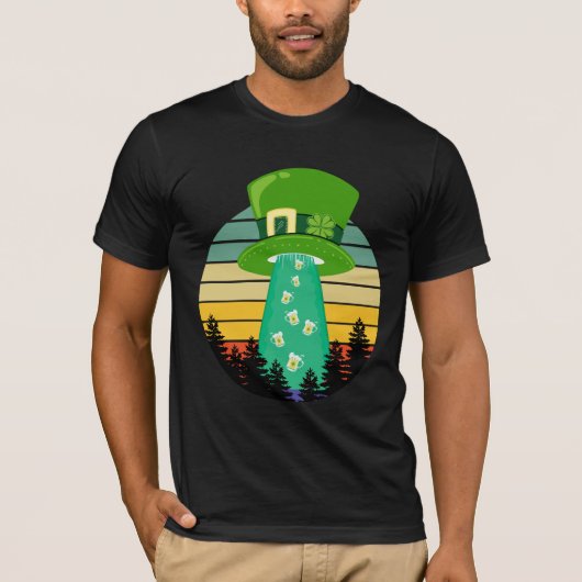 Alien Abduction - X-Files inspiriert Alien UFO T-Shirt (Vorderseite)