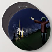 Alien-Abduktion Button (Vorne & Hinten)