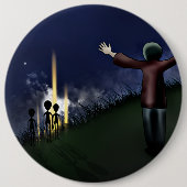 Alien-Abduktion Button (Vorderseite)