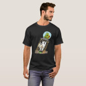 Alien Abduktion Kuh T-Shirt (Vorne ganz)