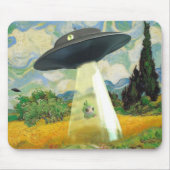 Alien-Abduktion Mousepad (Vorne)