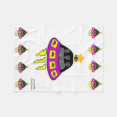 Alien-Abduktions-Fleece-Decke Fleecedecke (Vorderseite (Horizontal))