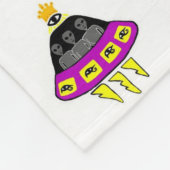 Alien-Abduktions-Fleece-Decke Fleecedecke (Ecke)