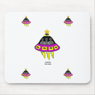 Alien-Abduktions-Mausunterlage Mousepad