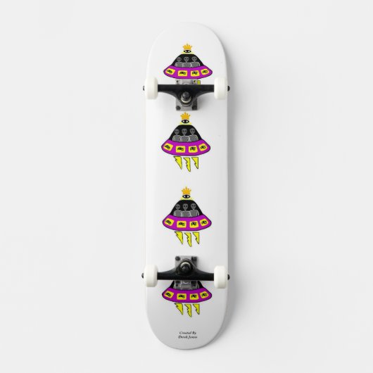Alien-AbduktionSkateboard Skateboard (Vorderseite)