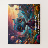 Alien Adventure in Fantasy Mushroom Forest Puzzle (Vertikal)