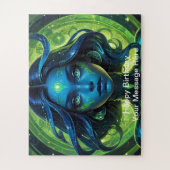 Alien Adventure in Fantasy Mushroom Forest Puzzle (Vertikal)